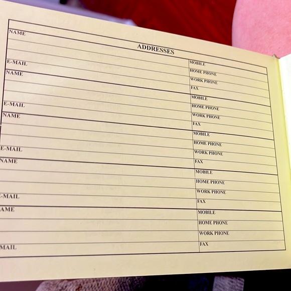 Brand New Hardback phone and address Book - Picture 8 of 9